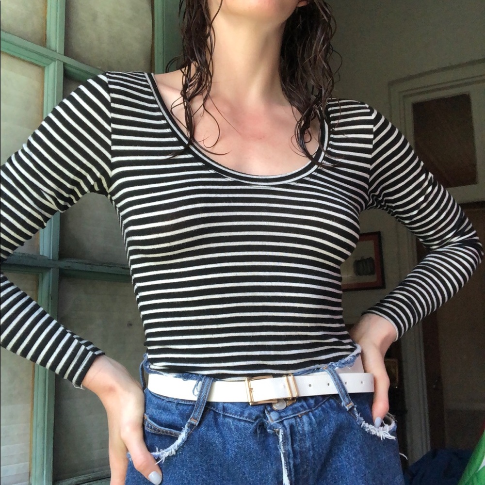 Brandy long sleeved striped long sleeve